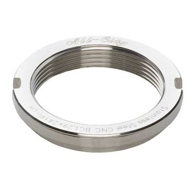 All-City Track Lockring Mirror Polished Stainless