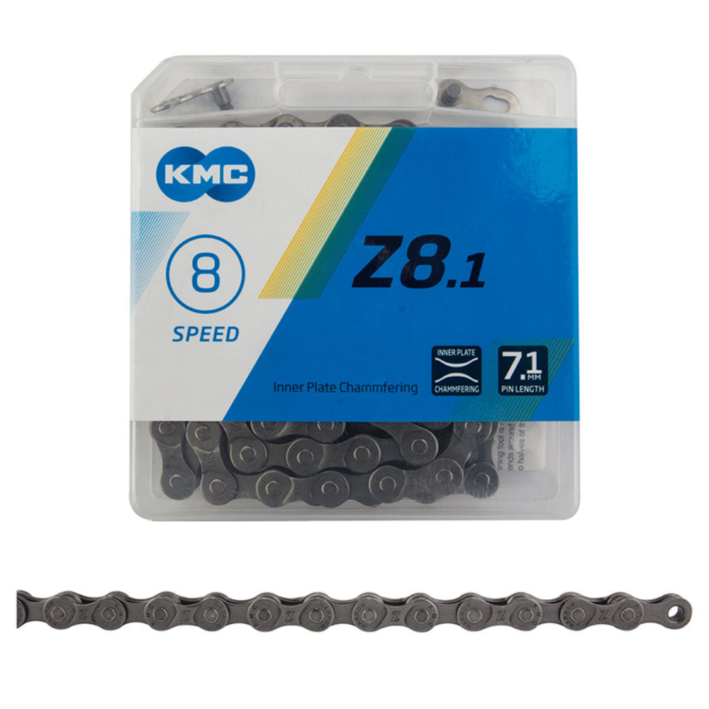 KMC Z8.1  5/6/7/8-Speed Grey Chain 7.1mm