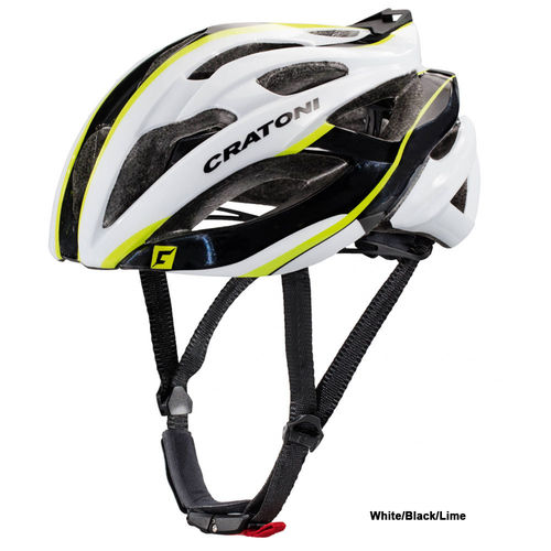 Cratoni C-Bolt Road Helmet White/Black/Lime M/L