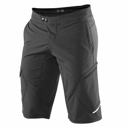 100% Ridecamp Shorts Black Size 30