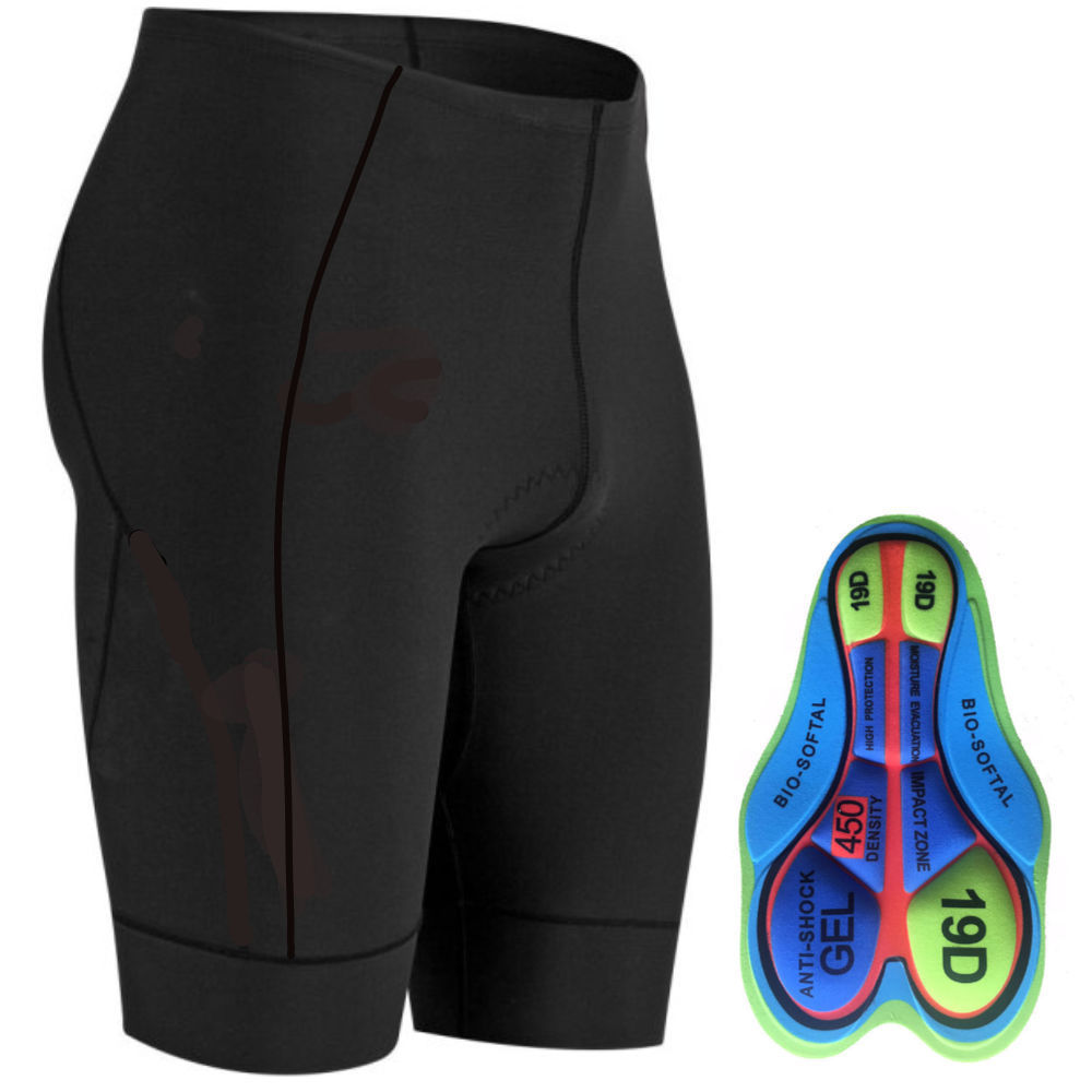 Bike 3Sixty 6-Panel Race Cycling Short with 3D Pad