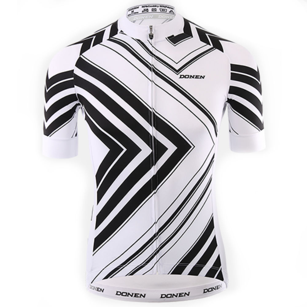 Bike 3Sixty Short Sleeve Cycling Jersey White/Black