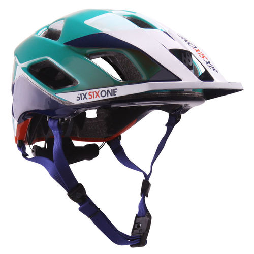 SixSixOne 661 Evo AM Helmet Orange/Blue M/L