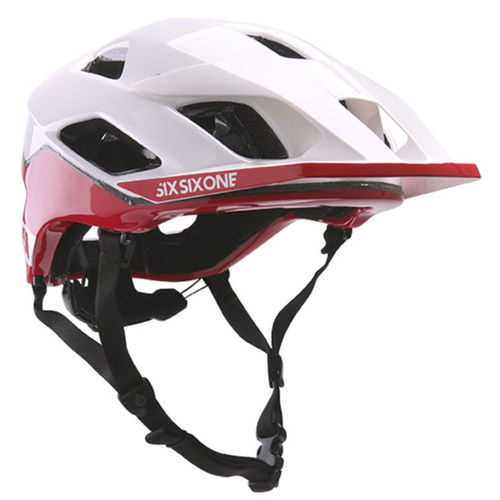 SixSixOne 661 Evo AM Patrol Helmet White/Red XL/XXL