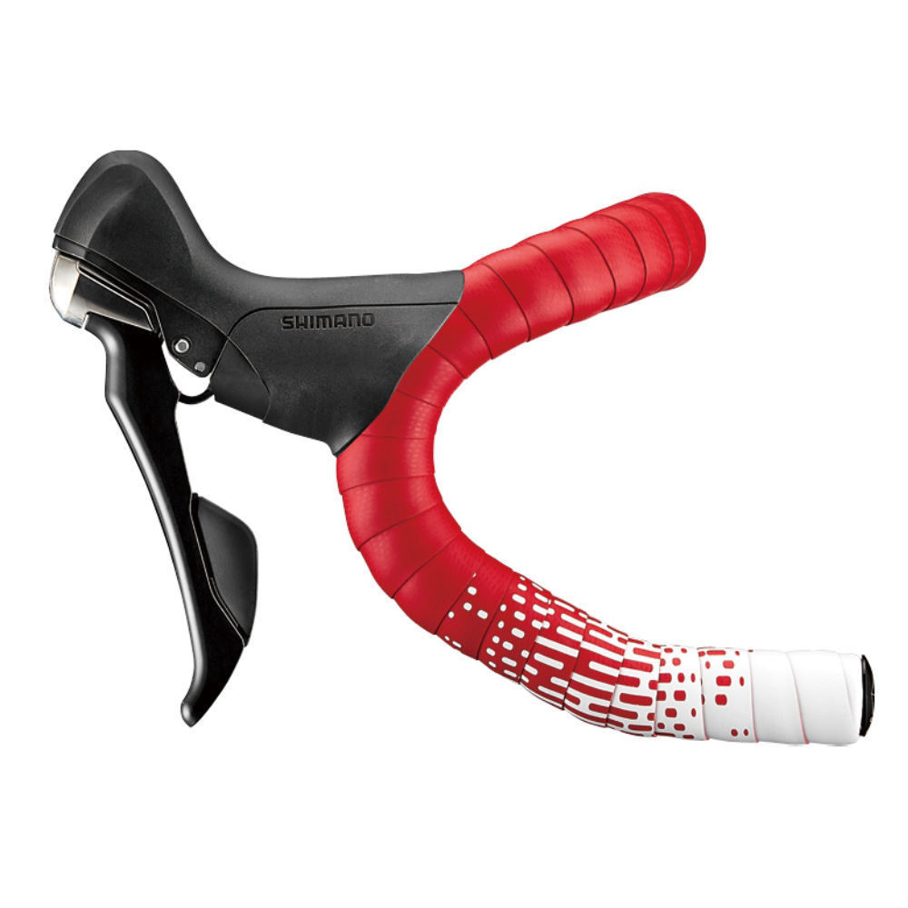 Ciclovation Leather Touch Handlebar Tape Shooting Star Red/White