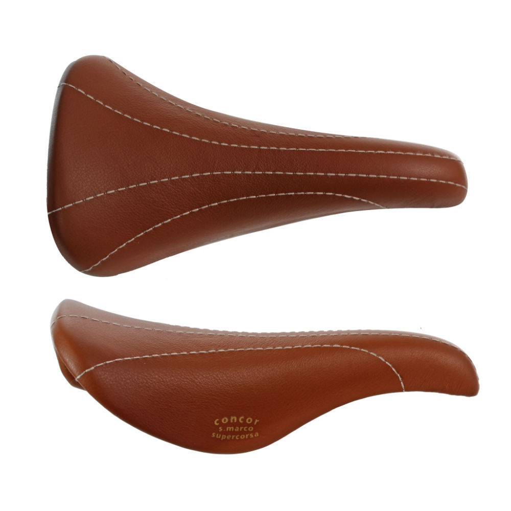 Selle San Marco Concor Supercorsa Leather Saddle Brown
