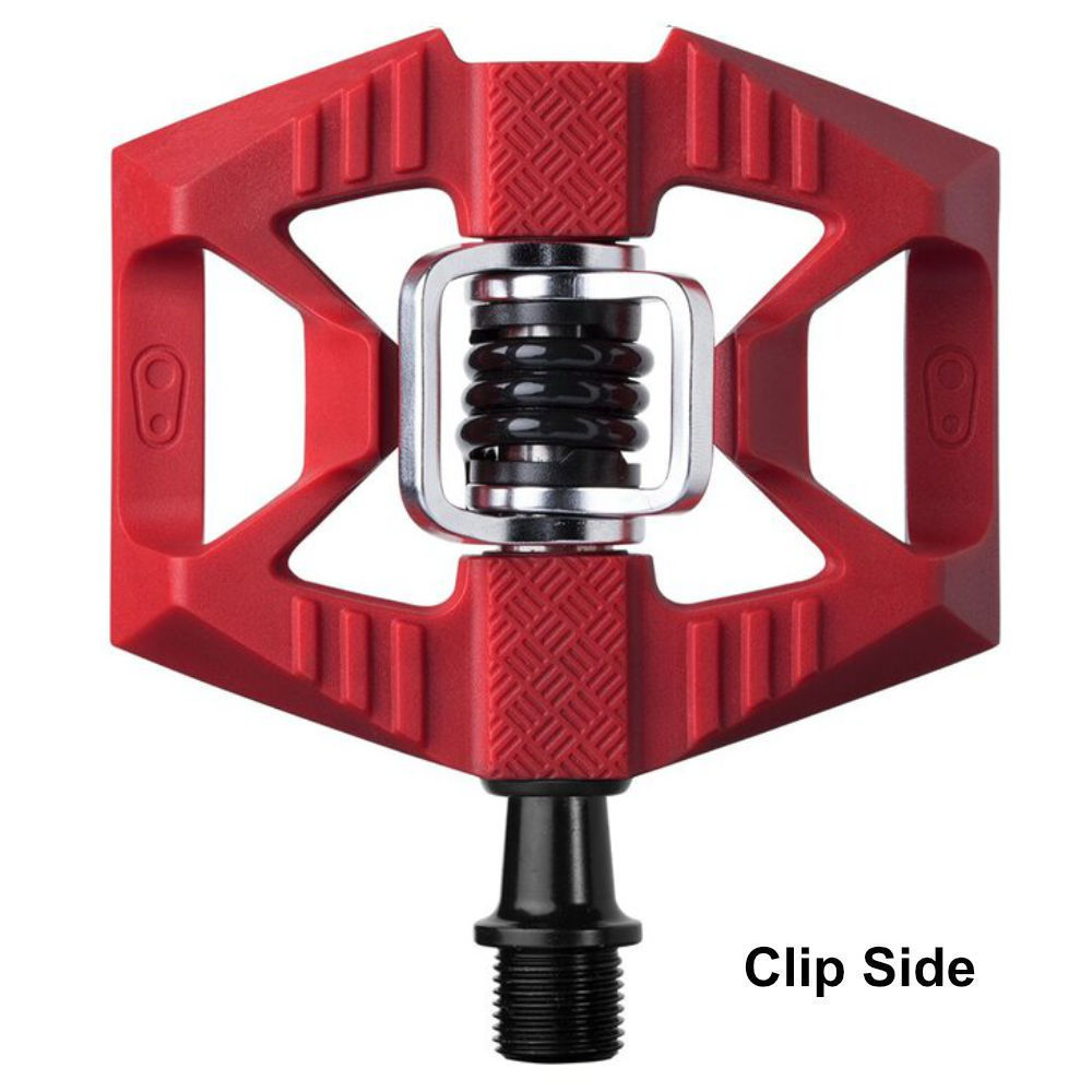 Crank Brothers Double Shot 1 Hybrid Pedals Red - coming September 2022