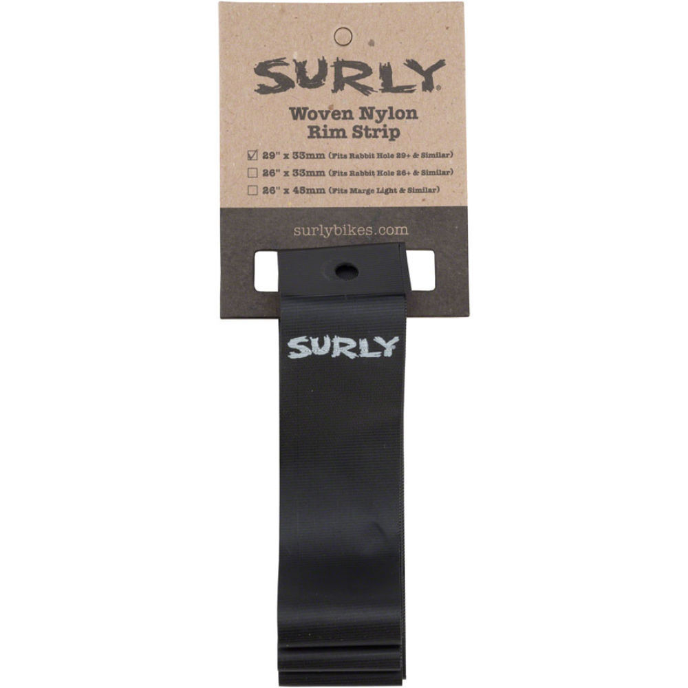 Surly Rim Strip 33mm for Rabbit Hole 29+ Rims Black