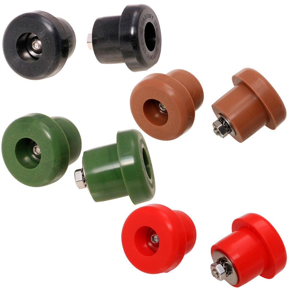 Cardiff Silicone Bar End Plugs Pair